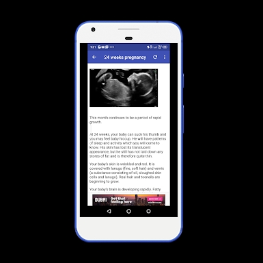 Ultrasound pregnancy guide screenshots
