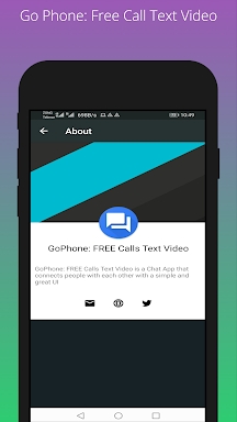 Phone App Call Text Video Chat screenshots