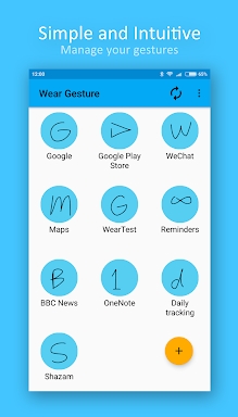 Wear Gesture Launcher - WearOS screenshots