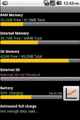 Memory Status Widget screenshots