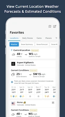 OpenSnow: Forecast Anywhere screenshots
