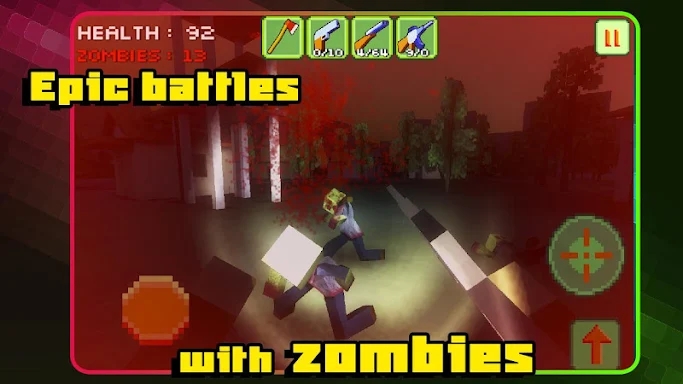Pixel Zombie Apocalypse Day 3D screenshots