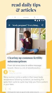 Ovia: Fertility, Cycle, Health screenshots