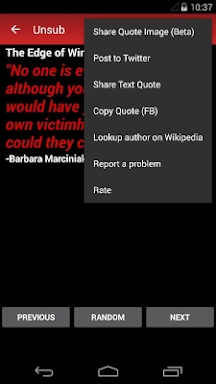 Unsub Quote for Criminal Minds screenshots