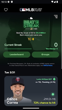 MLB Play screenshots