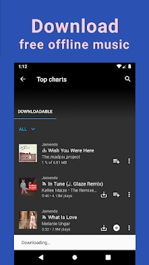 Unlimited MP3 Music Downloader screenshots