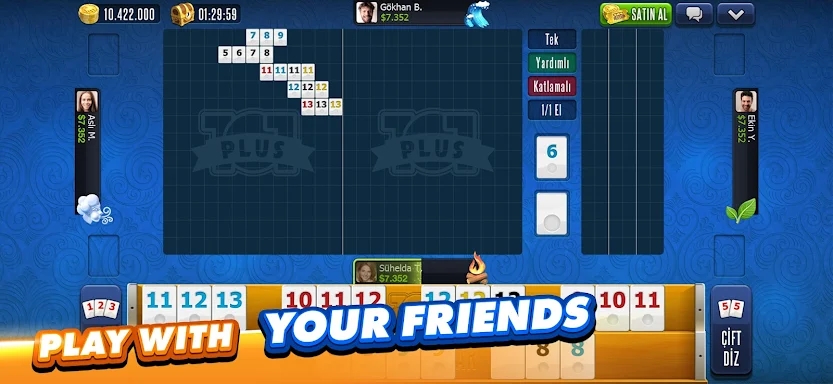 101 Okey Plus Rummy Board Game screenshots