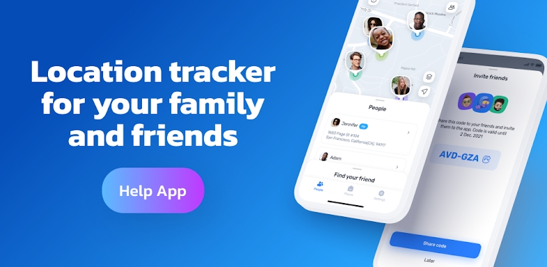 Help - Family Location Tracker screenshots