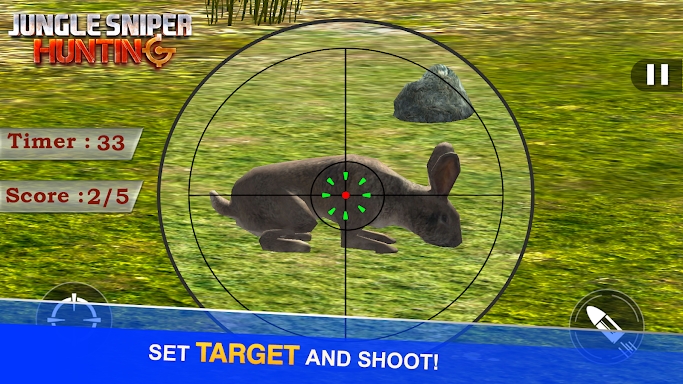 Jungle Sniper Hunting 3D screenshots