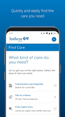 Anthem Medicaid screenshots