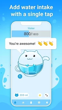 Water tracker & drink water screenshots