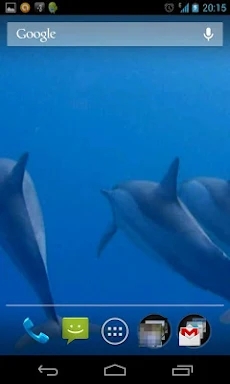 Dolphins 3D. Live Wallpaper. screenshots