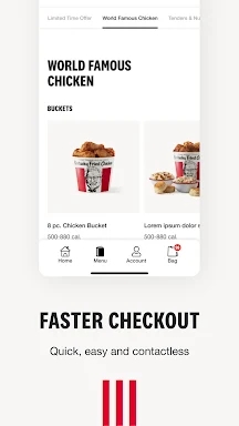 KFC US - Ordering App screenshots