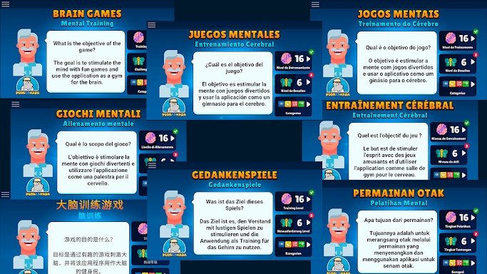 Neurobics: 60 Brain Games screenshots