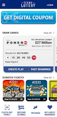 Texas Lottery Official App screenshots