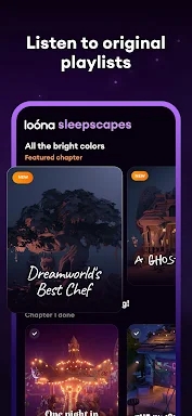 Loóna: Bedtime Calm & Sleep screenshots