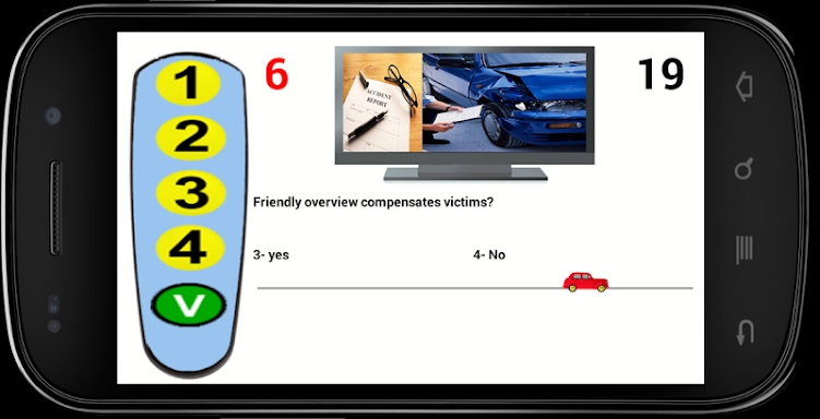 Driver's license exam 01 screenshots