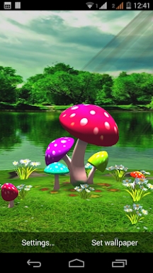 3D Mushroom Live Wallpaper New screenshots