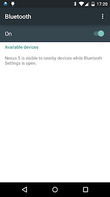 Bluetooth settings shortcut screenshots