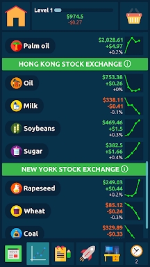 Stock Exchange Game screenshots