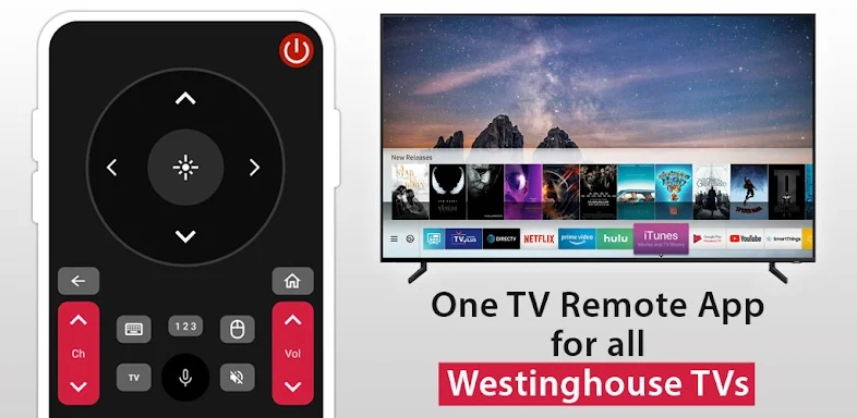 Westinghouse TV Remote screenshots