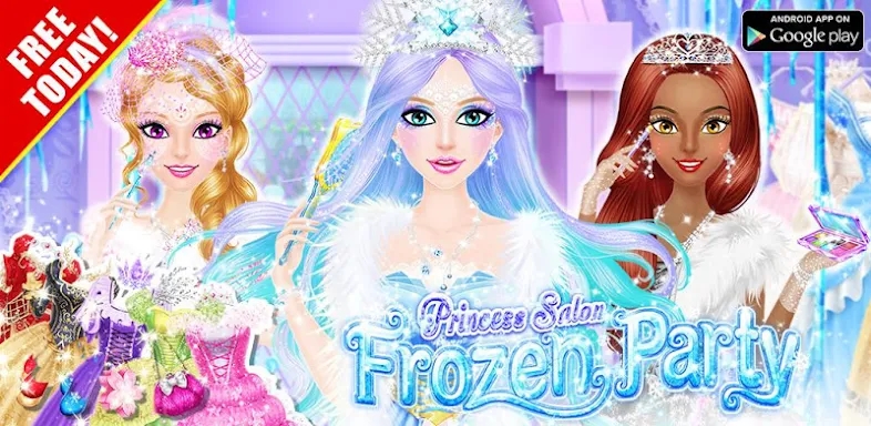 Princess Salon: Frozen Party screenshots