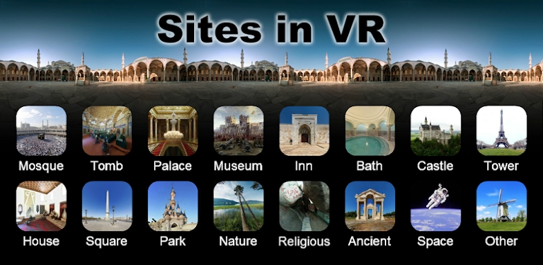 Sites in VR screenshots