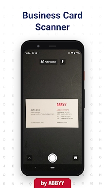 ABBYY Business Card Scanner screenshots