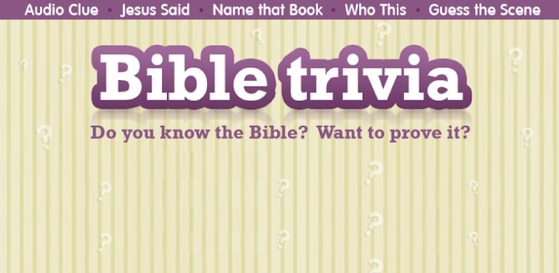 Bible Trivia Quiz Game screenshots