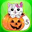 Glittery Halloween Coloring icon