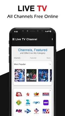 Live TV Channels Online Guide screenshots