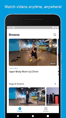 iChuze Fitness screenshots
