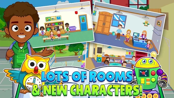 My Town: School game for kids screenshots