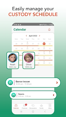 2houses | Co-Parenting App screenshots