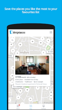 Uniplaces: Apartments, rooms & beds for rent screenshots