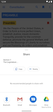 Pocket Constitution screenshots