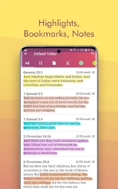 King James Bible KJV app screenshots