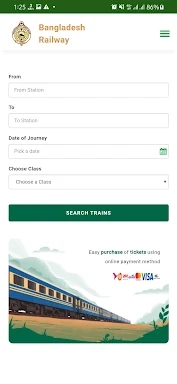 Bd Railway Tickting screenshots