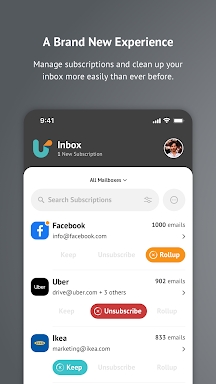 Unroll.Me - Email Cleanup screenshots