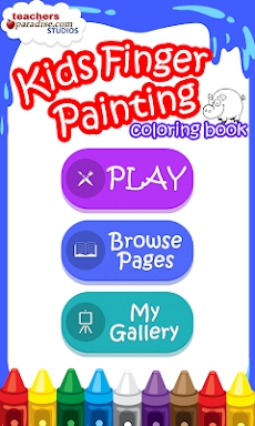 Kids Finger Painting Coloring screenshots