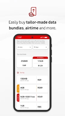 My Vodacom SA screenshots