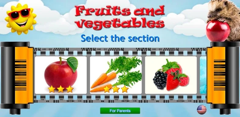 Fruits and Vegetables for Kids screenshots