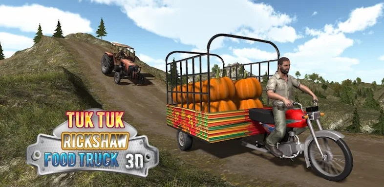 Tuk Tuk Rickshaw Food Truck 3D screenshots