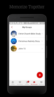 The Bible Memory App screenshots
