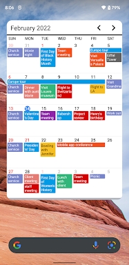 Calendar Widgets Suite screenshots