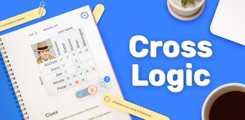 Cross Logic: Smart Puzzle Game screenshots