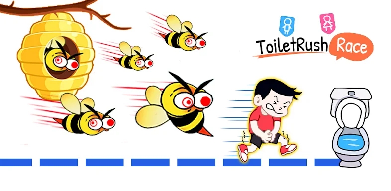 Toilet Rush Race: Draw Puzzle screenshots