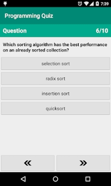 Programming Quiz LITE screenshots