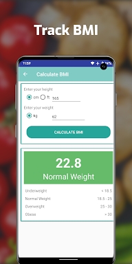 Indian GM Weight Loss Diet BMI screenshots
