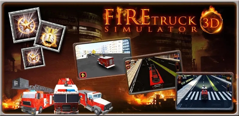 FIRE TRUCK SIMULATOR 3D screenshots